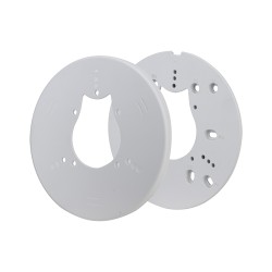 Junction box adapter - Suitable for one or two bands - Made of aluminum alloy and ABS - 8.5 (H) x 160 (Ø) mm -