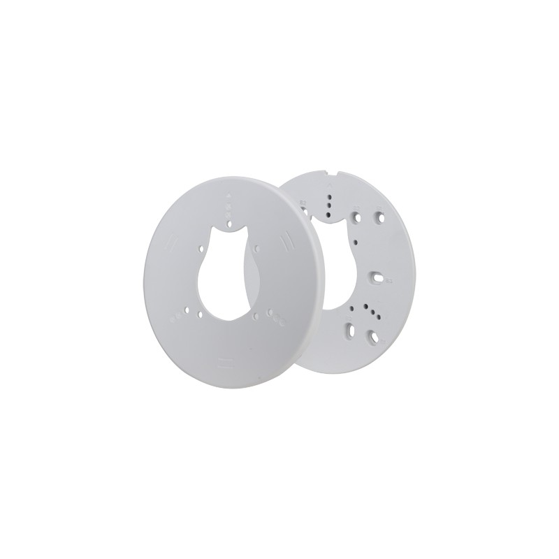 Junction box adapter - Suitable for one or two bands - Made of aluminum alloy and ABS - 8.5 (H) x 160 (Ø) mm -