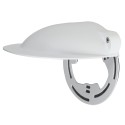 Regenschutzgehäuse - Für Dome-Kameras - Geeignet für den Außenbereich - Aluminium und SGCC - 127 x 129.3 x 147 mm - Weiße Farbe 