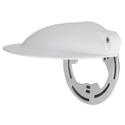 Rainproof housing - For dome cameras - Suitable for outdoor use - Aluminum and SGCC - 127 x 129.3 x 147 mm - White color