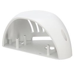 Mobile side mount - For dome cameras - Suitable for outdoor use - Steel and polycarbonate - 126 x 180 x 85 mm - White F