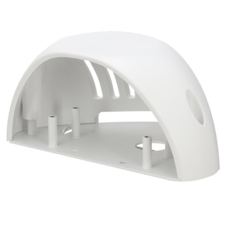 Mobile Seitenhalterung - Für Dome-Kameras - Geeignet für den Außenbereich - Stahl und Polycarbonat - 126 x 180 x 85 mm - Weiße F