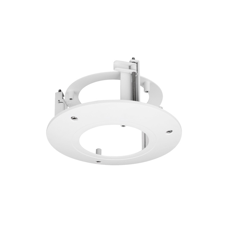 Locking support - For dome cameras - Suitable for outdoor use - White color - Maximum load 1.5Kg - SECC and PC - P