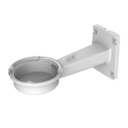 Wandhalterung - Für Dome-Positionierungskameras - Aluminium - Weiße Farbe - Maximale Belastung 3.6 Kg - Kabelstift - PFB730W - 1