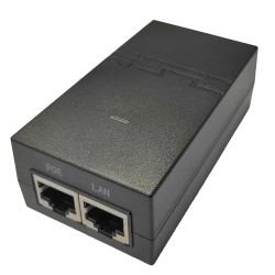 Passiver PoE-Injektor - Eingabe/Ausgabe RJ45 10/100/1000 Mbps - 24V 0,5A - Maximale Entfernung 100 m - Geeignet für Reyee-Funkve