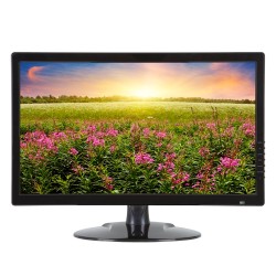 SAFIRE LED-Monitor 24" 4N1 - Entwickelt für die Videoüberwachung 24/7 - HDMI, VGA, BNC und Audio - Auflösung 1920x1080 - Rauschu