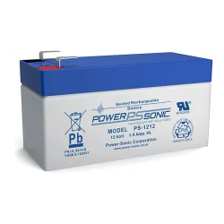 VdS Akku - Bleiakku 12V / 1.2 Ah - PowerSonic