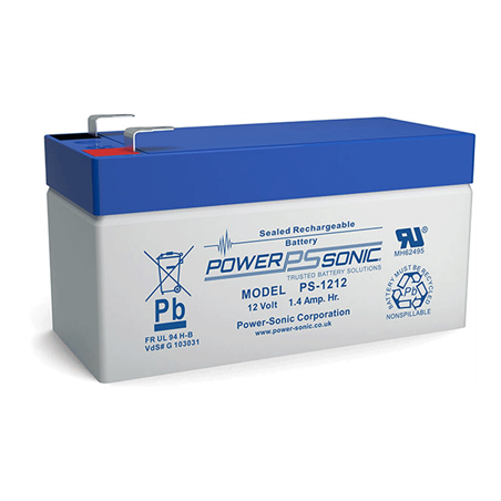 PowerSonic | 12V 1,2 AH - Akku, VdS