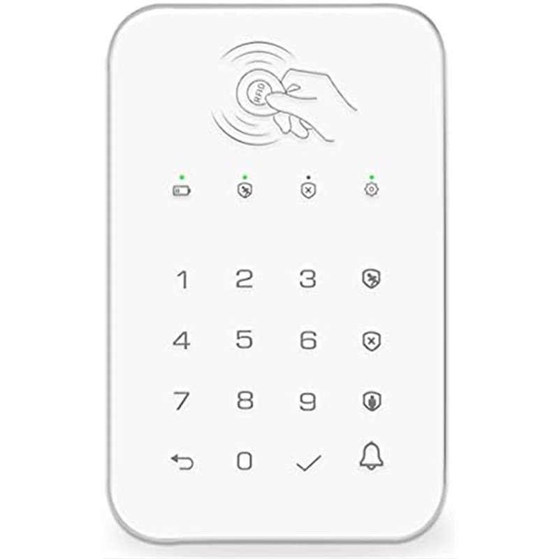 Sentra | Funkbedienteil mit RF-Leser für die QT1 & QT2 (weiss)