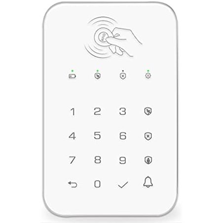 Sentra | Funkbedienteil mit RF-Leser für die QT1 & QT2 (weiss)