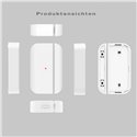 Sentra | Funk-Fentster-Türkontakt für die Sentra QT1 & QT2 (Weiss)