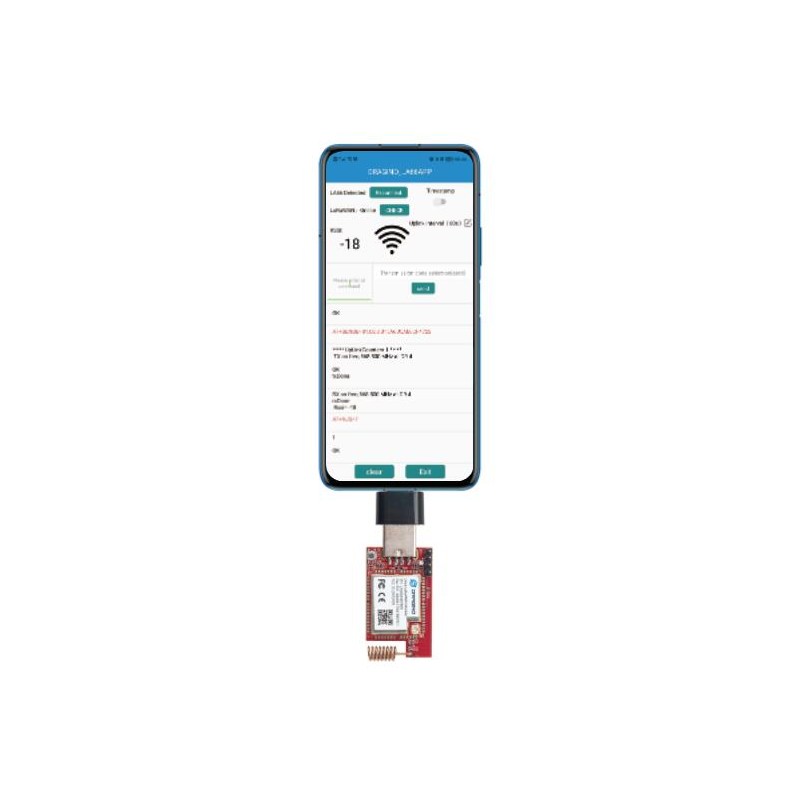 DRAGINO · LoRa · LA66 USB adapter with housing & SMA · LA66-EU868 - 215692 - 2