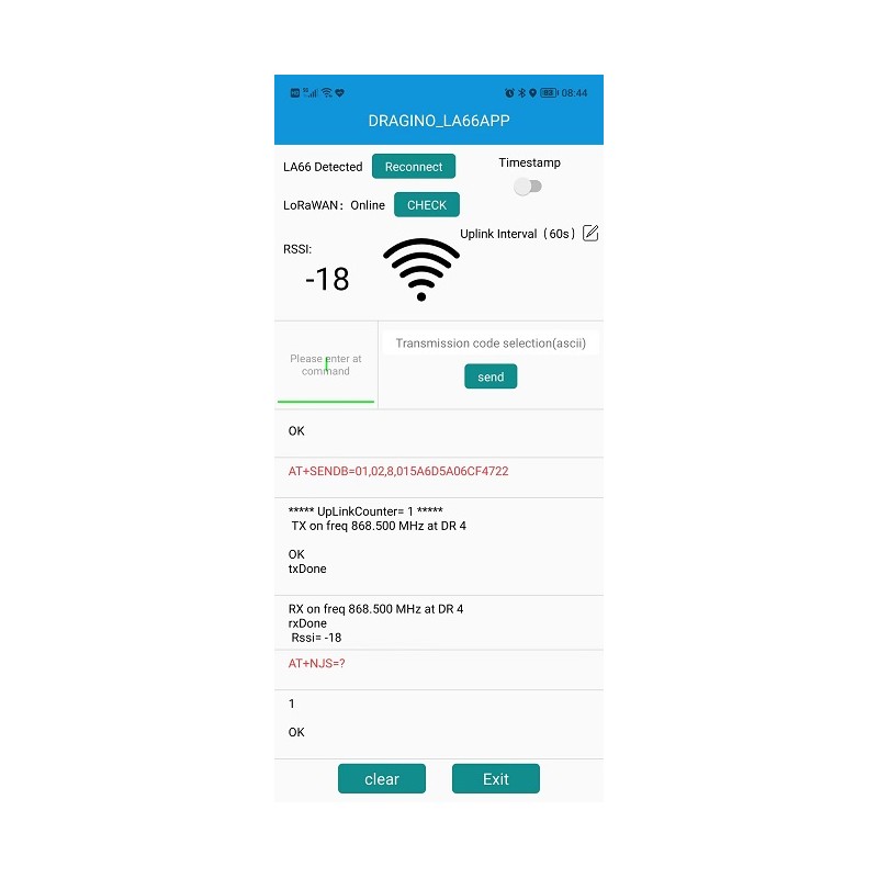 DRAGINO · LoRa · LA66 USB-Adapter mit Gehäuse & SMA· LA66-EU868 - 215692 - 4