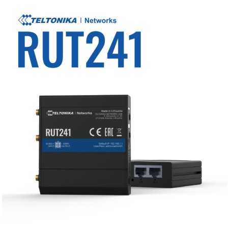 Teltonika · Router · RUT241 · Kompakter-4G/LTE Router - 208405 - 1
