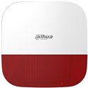 Dahua wireless outdoor siren, orange dome, grade 2, white, IP65, 110db