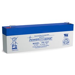 Power Sonic - Wartungsfreier Akku 12V / 2.1Ah - VdS