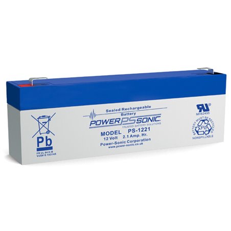 Power Sonic - Wartungsfreier Akku 12V / 2.1Ah - VdS