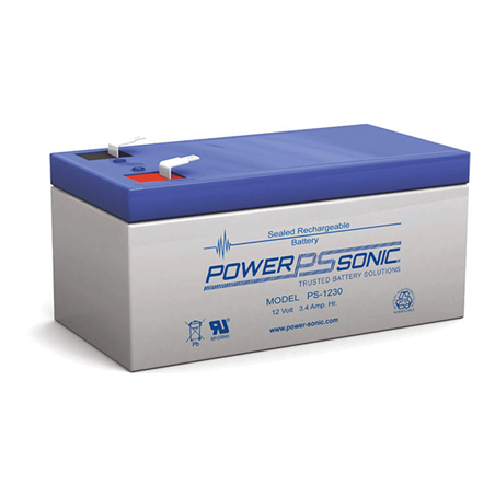 Power Sonic - Wartungsfreier Akku - 12V / 3,4Ah - VdS