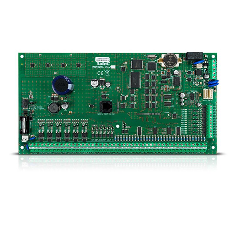 Satel Integra Alarmzentrale, Hauptplatine bis 64 Linien