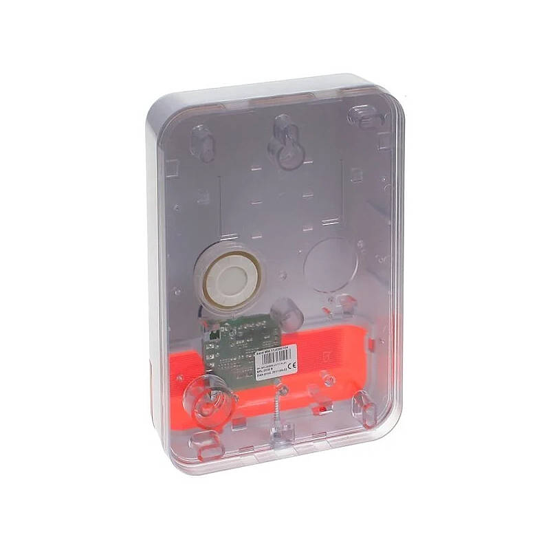 Satel Aussensirene, rote Kalotte, weiss, 120 dB