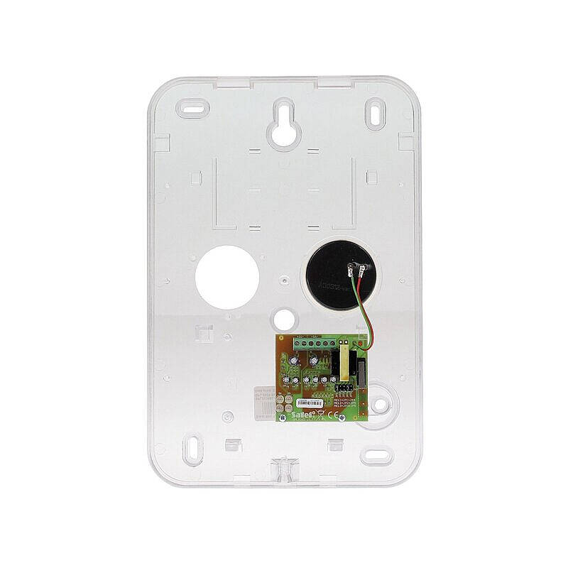 Satel Aussensirene, rote Kalotte, weiss, 120 dB