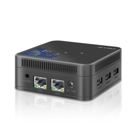 ALLNET Mini PC Tiny-N100 12GB Ram, 512GB SSD, Wifi 6, 3x USB 3.0 - 240873 - 1