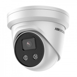 HikVision | 8 Megapixel Turret Kamera mit AcuSense | Mik und Fixobj 2.8mm | Audio + Blitzlicht | DS-2CD2386G2-ISU/SL(2.8mm)(C) -