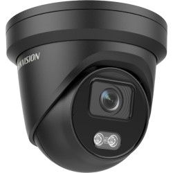 HikVision | 4 Megapixel Turret Netzwerk Kamera | Fixobjektiv 2.8mm | ColorVu Mik | schwarz | DS-2CD2347G2-LU(2.8mm)(C)(BLACK) - 