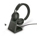 Jabra Evolve2 65 Link380c UC Stereo Stand Black - 184246 - 3