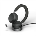 Jabra Evolve2 75 Link380a UC Stereo Stand Black - 206602 - 2