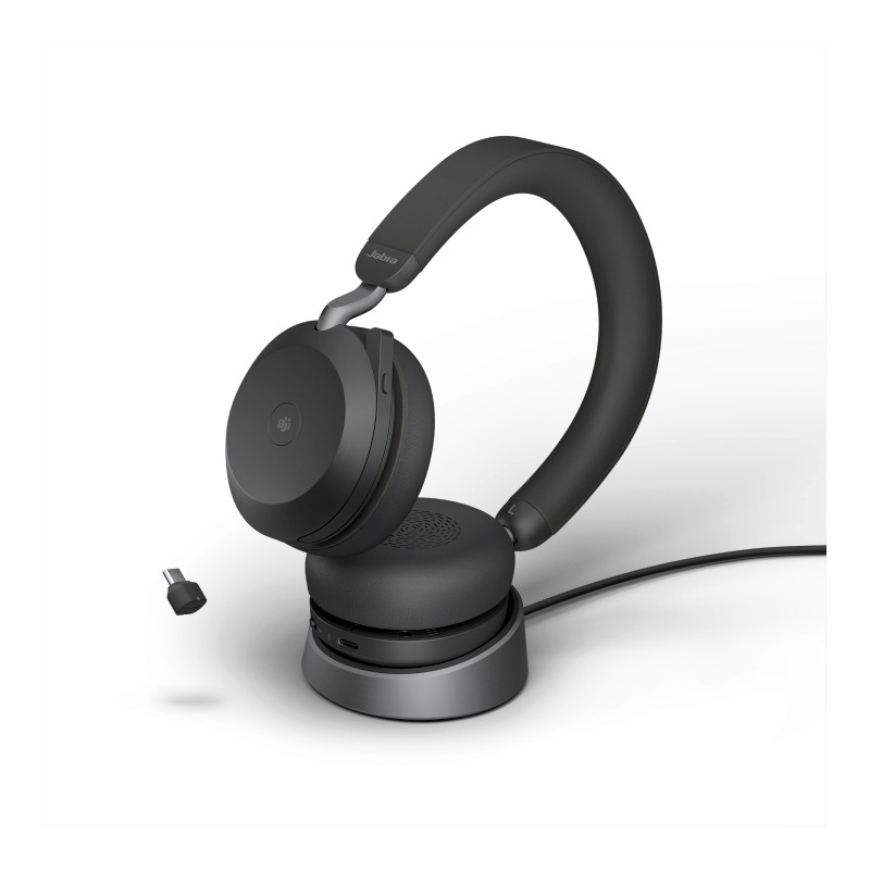 Jabra Evolve2 75 Link380c MS Stereo Stand Black - 206604 - 2
