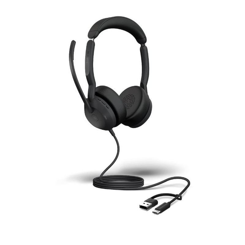 Jabra Evolve2 50 USB C/A, UC Stereo, w/o BT - 239853 - 1