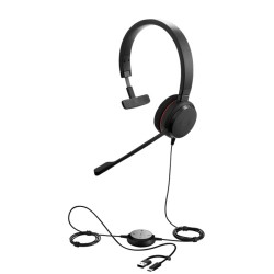 Jabra Evolve 20 Mono MS, USB C/A Adapter - 239870 - 1