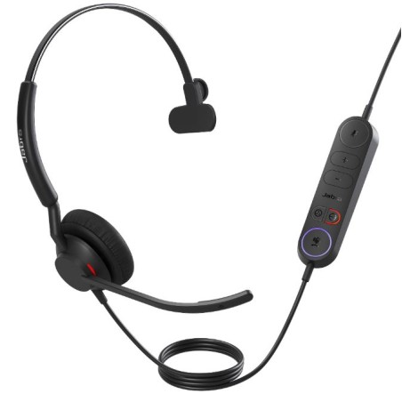 Jabra Engage 40 Inline Link, Mono, USB-C/A, MS - 241519 - 1