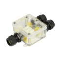 Synergy 21 - Wasserdichte Verbinder Box 3 Ports transparent - 148729 - 3