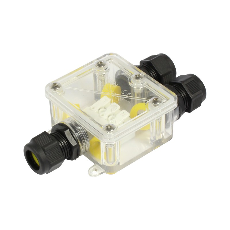 Synergy 21 - Wasserdichte Verbinder Box 3 Ports transparent - 148729 - 3