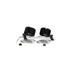 Synergy 21 LED Downlight double-head weiss 2*35W, schwenkbar, Warmweiß - 239346 - 1