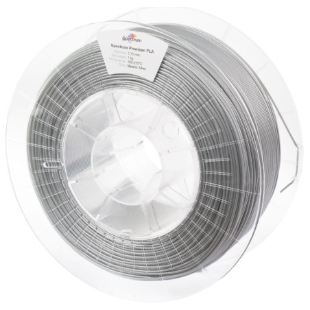 Spectrum 3D Filament / PLA Glitter / 1.75mm / Silver Metallic / Silver Glitter / 0.5kg - 167494 - 1