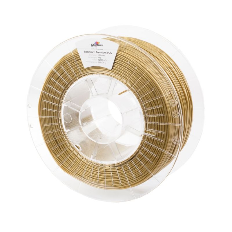 Spectrum 3D Filament / PLA Glitter / 1,75mm / Aztec Gold / Gold Glitzer / 1kg - 167503 - 2
