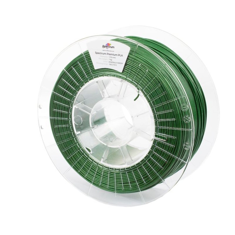 Spectrum 3D Filament / PLA Glitter / 1,75mm / Emerald Green / Grün Glitzer / 1kg - 167504 - 1
