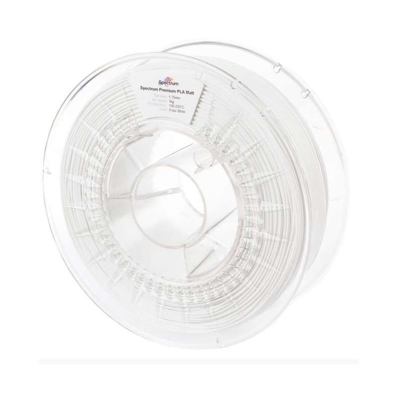 Spectrum 3D Filament / PLA Matt / 1.75mm / Polar White / White / 1kg - 167509 - 2