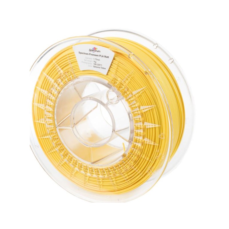 Spectrum 3D Filament / PLA Matt / 1,75mm / Bahama Yellow / Gelb / 1kg - 167516 - 2