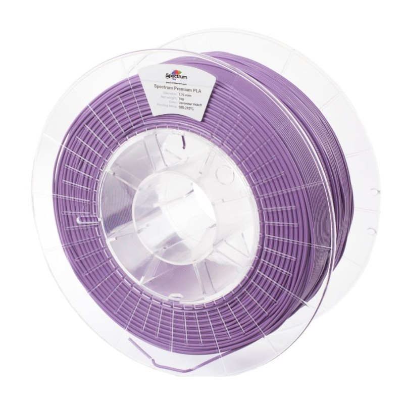 Spectrum 3D Filament / PLA Premium / 1,75mm / Lavender Violett / Violett / 1kg - 167523 - 2