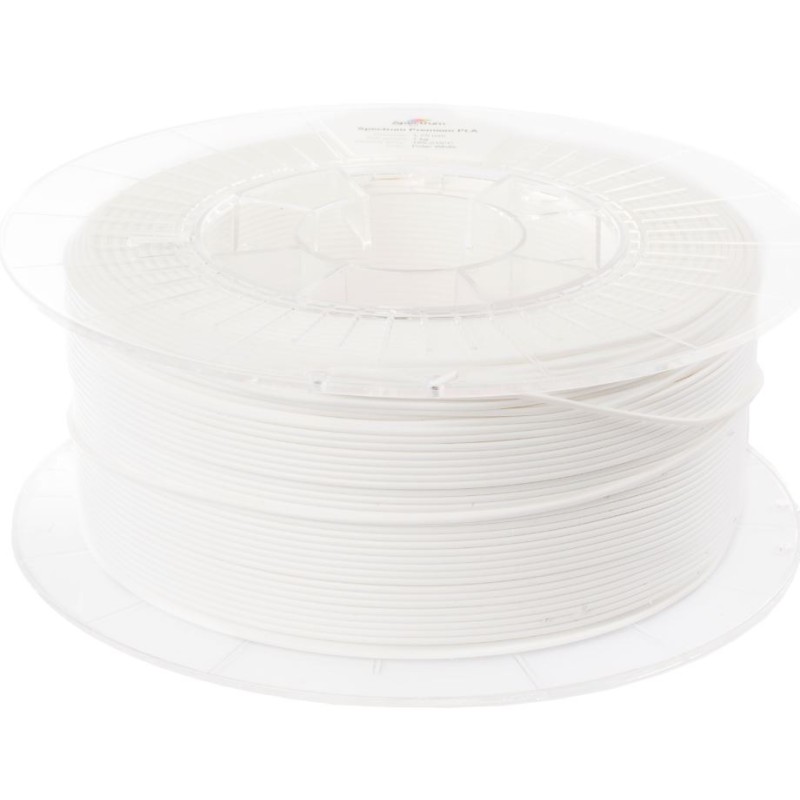 Spectrum 3D Filament / PLA Premium / 1,75mm / Polar White / Weiß / 1kg - 167528 - 1