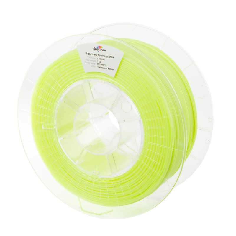 Spectrum 3D Filament / PLA Premium / 1,75mm / Fluorescent Yellow / Gelb Fluoreszierend / 1kg - 167533 - 2