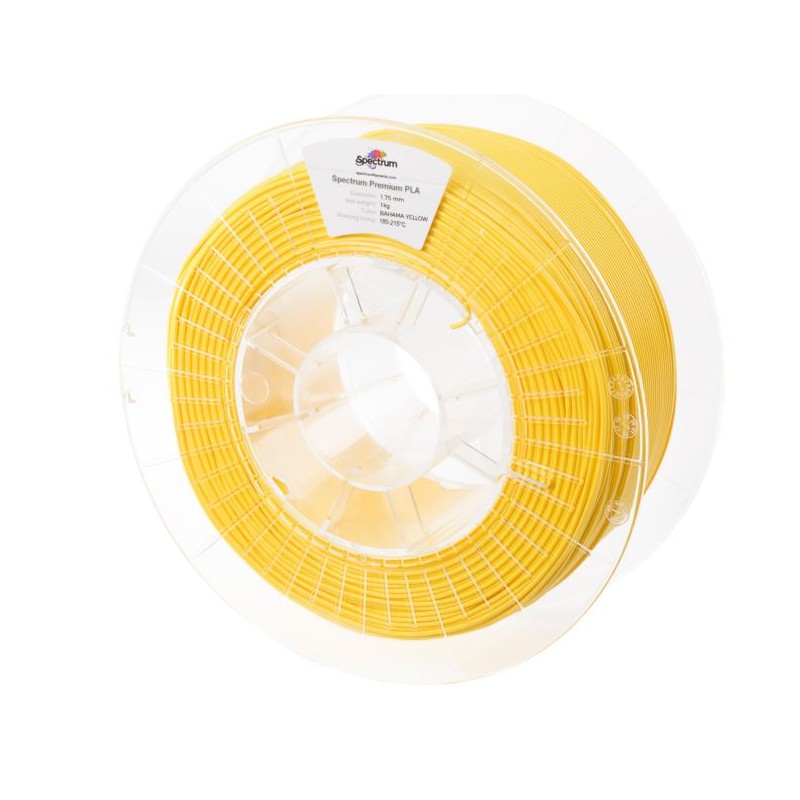 Spectrum 3D Filament / PLA Premium / 1,75mm / Bahama Yellow / Gelb / 1kg - 167536 - 2