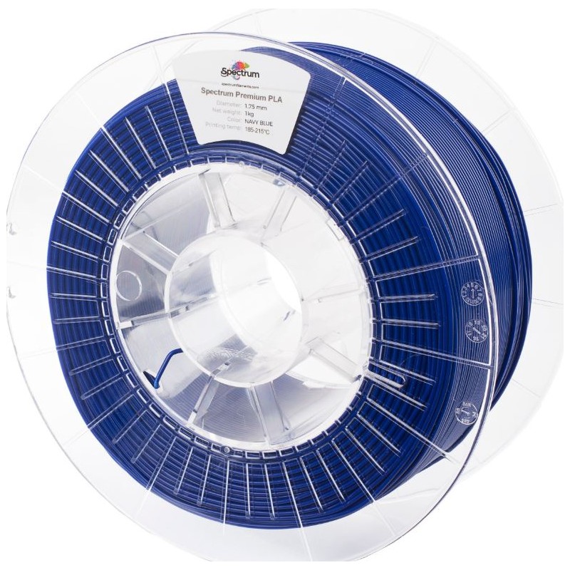 Spectrum 3D Filament / PLA Premium / 1.75mm / Navy Blue / Blue / 1kg - 167537 - 2