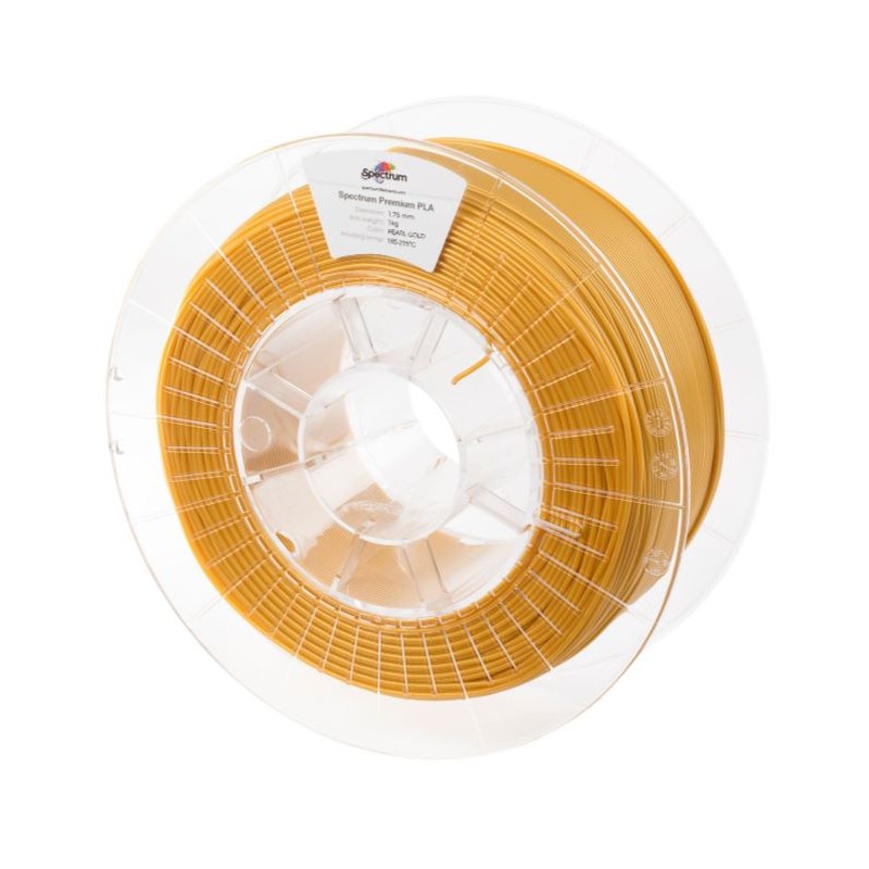 Spectrum 3D Filament / PLA Premium / 1,75mm / Pearl Gold / Gold / 1kg - 167542 - 2