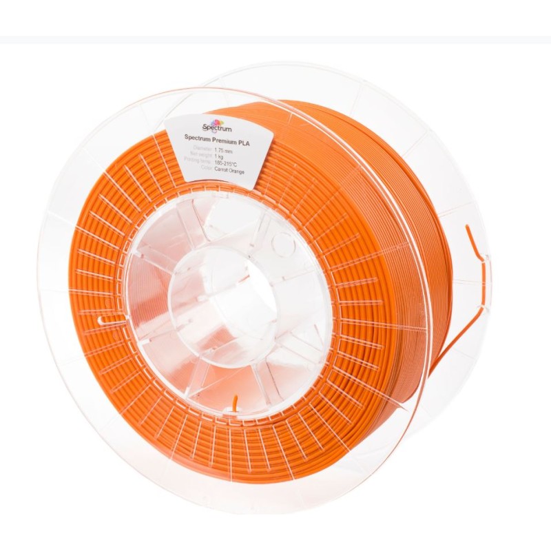 Spectrum 3D Filament / PLA Premium / 1,75mm / Carrot Orange / Orange / 1kg - 167547 - 2