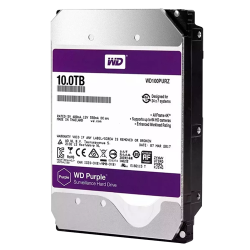 Western Digital Festplatte - Kapazität 10 TB - SATA-Schnittstelle 6 GB/s - Modell WD100PURX-78 - Speziell für Videorekorder - Lo